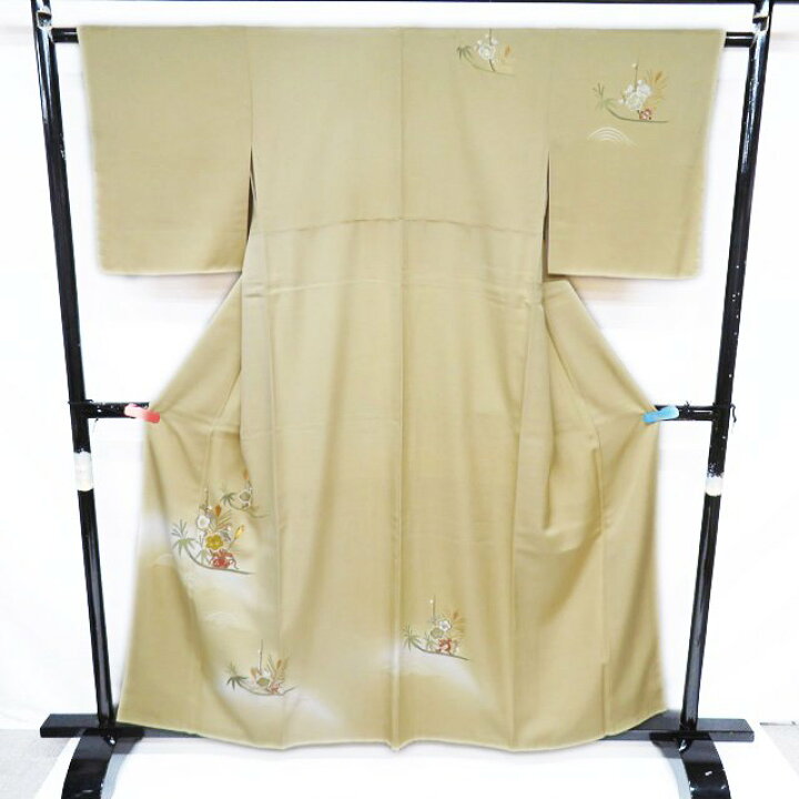 楽天市場】【 中古 】 訪問着 リサイクル着物 袷 フォーマル 金駒刺繍 