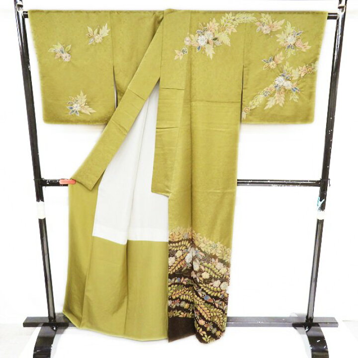 楽天市場】【 中古 】 訪問着 リサイクル着物 正絹 袷 桐屋 翠山工房 