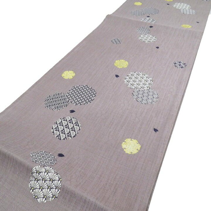 楽天市場】【 未使用 】 袋帯 正絹 カジュアル 仕立て上がり 六通 雪輪  