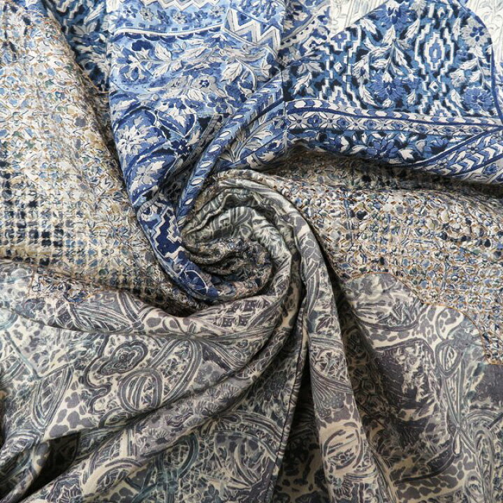 楽天市場】【 未使用 】 特選 訪問着 汕頭刺繍 スワトウ 着物 更紗調  