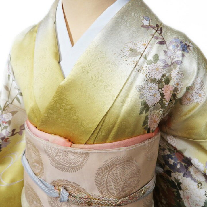 楽天市場】【 未使用 】 訪問着 着物 正絹 袷 フォーマル 流水に花の図  