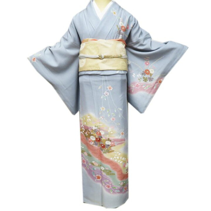 楽天市場】【 中古 】 訪問着 リサイクル着物 正絹 袷 フォーマル 絞り 