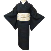 新品未使用黒ラメ入り訪問着