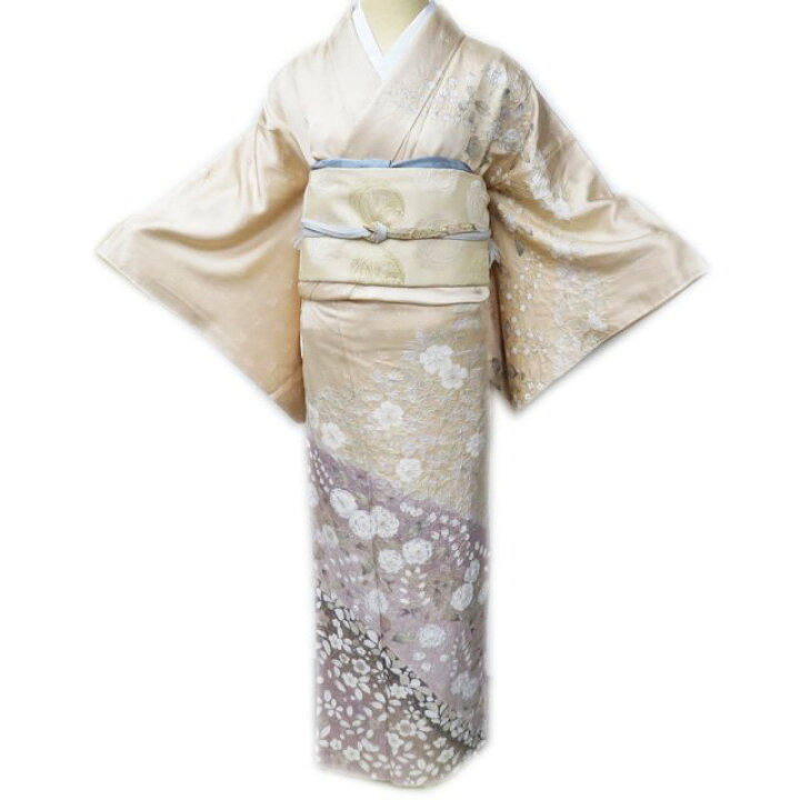 楽天市場】【 中古 】 訪問着 リサイクル着物 正絹 袷 フォーマル 花  