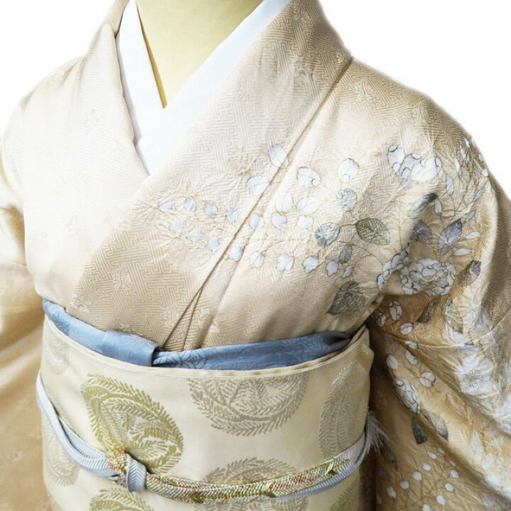 楽天市場】【 中古 】 訪問着 リサイクル着物 正絹 袷 フォーマル 花  