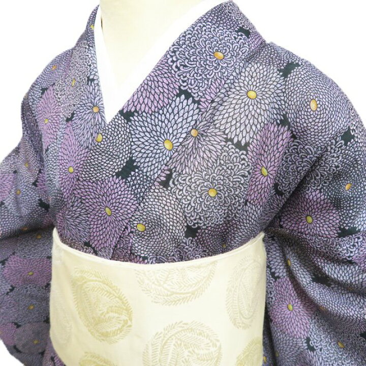 楽天市場】【 中古 】 特選 夏物 小紋 リサイクル着物 正絹 カジュアル 