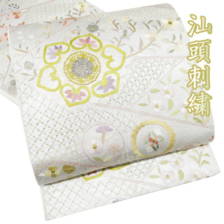楽天市場】【 中古 】 袋帯 リサイクル 正絹 フォーマル 六通 汕頭刺繍 