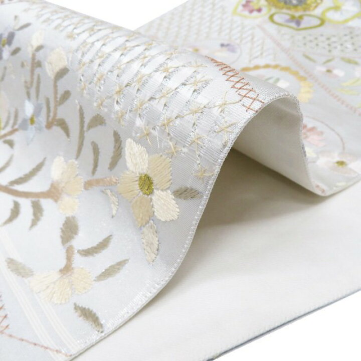 楽天市場】【 中古 】 袋帯 リサイクル 正絹 フォーマル 六通 汕頭刺繍 