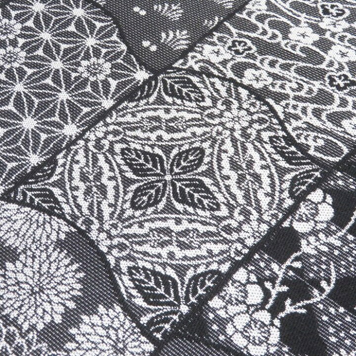 楽天市場】【 中古 】 名古屋帯 リサイクル 瓦取りに花模様 黒色 白鼠  