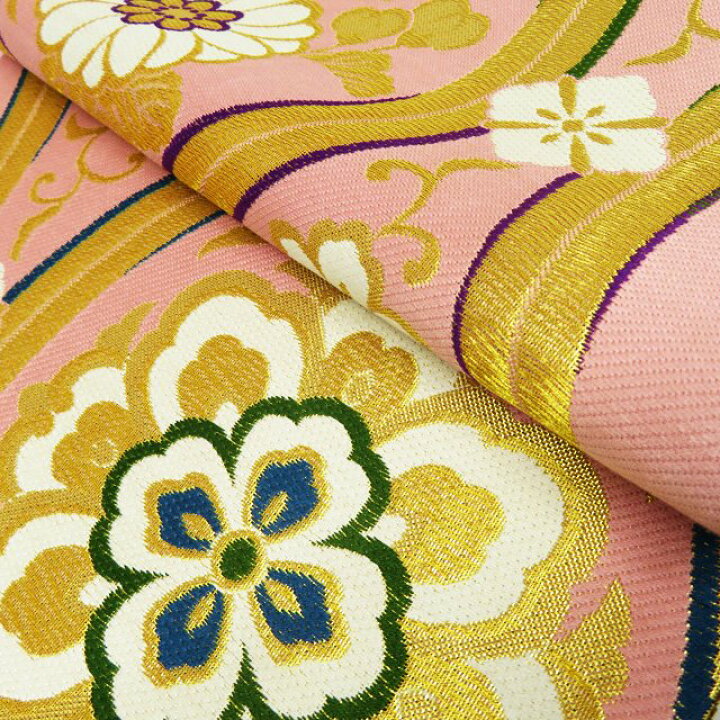 楽天市場】【 中古 】 振袖用 袋帯 リサイクル 着物 立涌に花模様 菊 