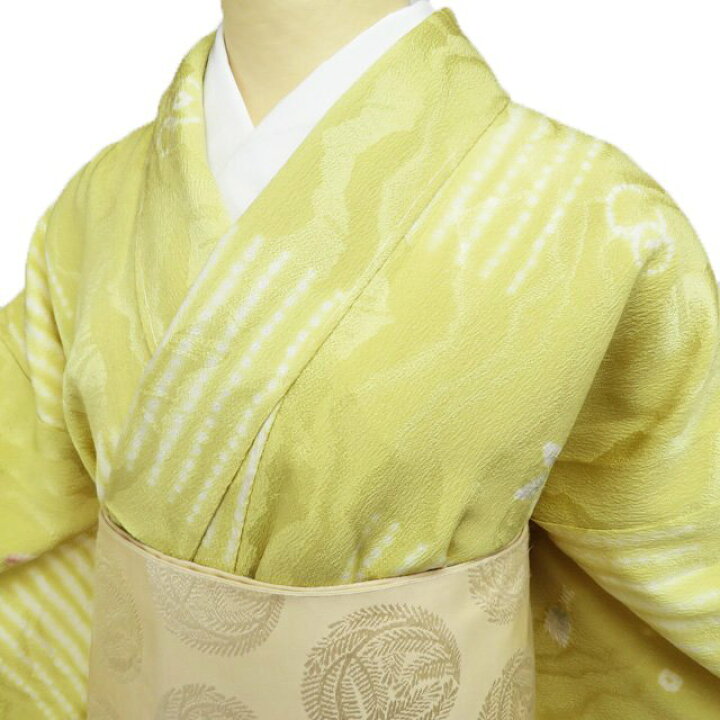 楽天市場】【 未使用 】 特選 小紋 着物 正絹 袷 絞り染め 地紋 地模様  