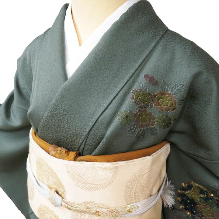 楽天市場】【 未使用 】 付下げ 付け下げ 訪問着 着物 袷 汕頭刺繍 