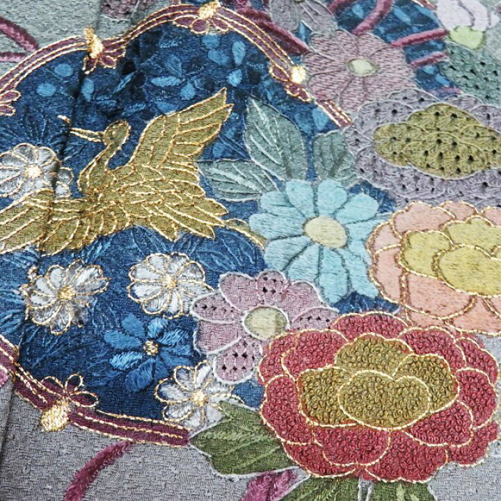 楽天市場】【 未使用 】 付下げ 付け下げ 訪問着 着物 袷 汕頭刺繍 