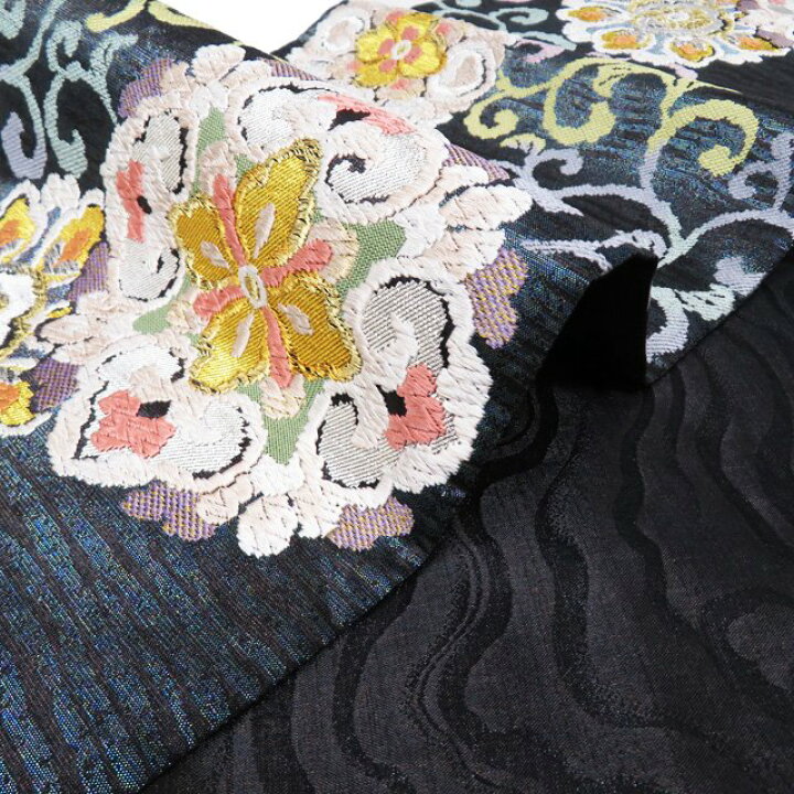 袋帯 中古 リサイクル 六通 唐織 典麗唐華文 箔糸 A1024-16