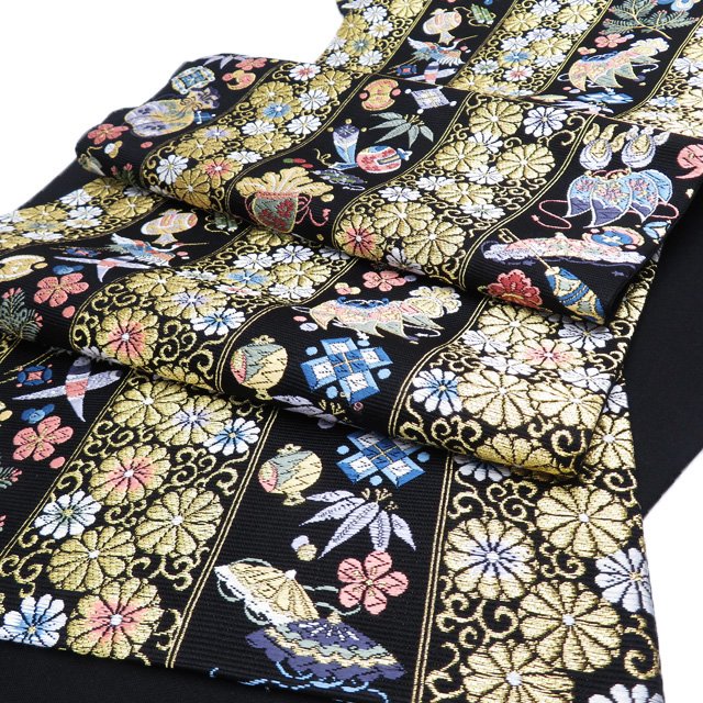楽天市場】袋帯 正絹 フォーマル 仕立て上がり 六通 西陣織 山下織物