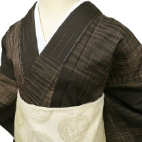 楽天市場】紬 着物 単衣 身丈168の通販 