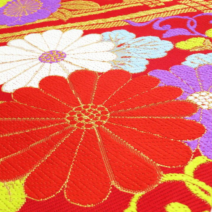 楽天市場】【 中古 】 振袖用 袋帯 リサイクル 着物 菱に花模様 梅 桜  