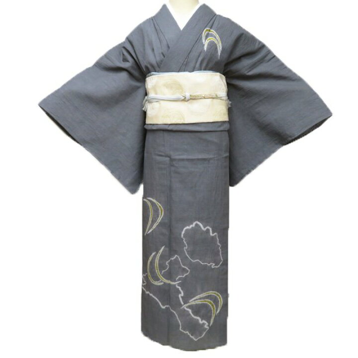 楽天市場】【 未使用 】 夏物 訪問着 着物 綿麻 セミフォーマル  