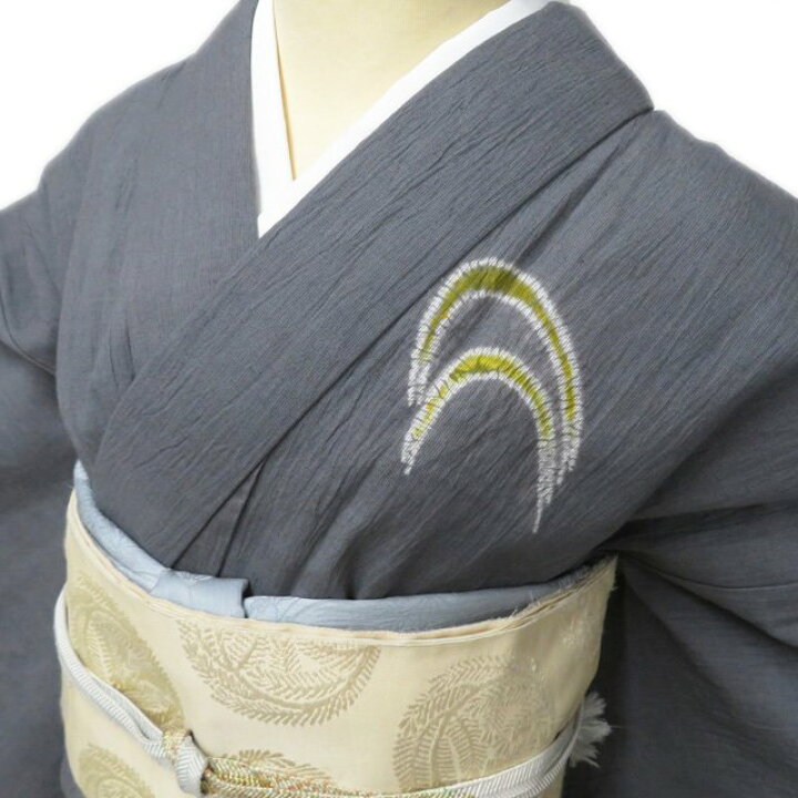 楽天市場】【 未使用 】 夏物 訪問着 着物 綿麻 セミフォーマル  