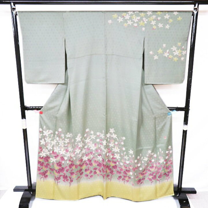 楽天市場】【 中古 】 訪問着 リサイクル着物 正絹 袷 三越扱い 作家物 