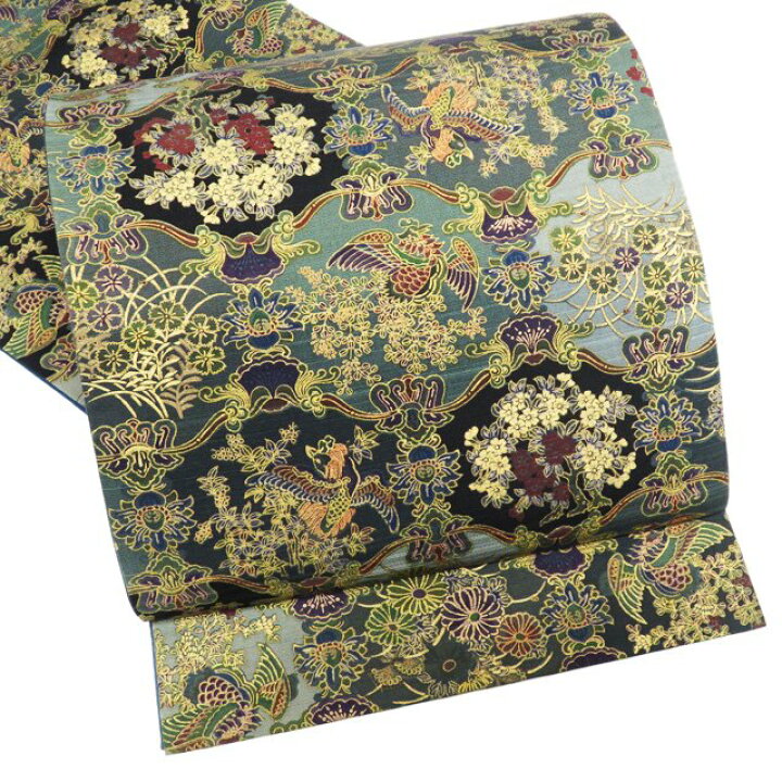 楽天市場】【 未使用 】 袋帯 正絹 紬地 カジュアル 仕立て上がり 全通  