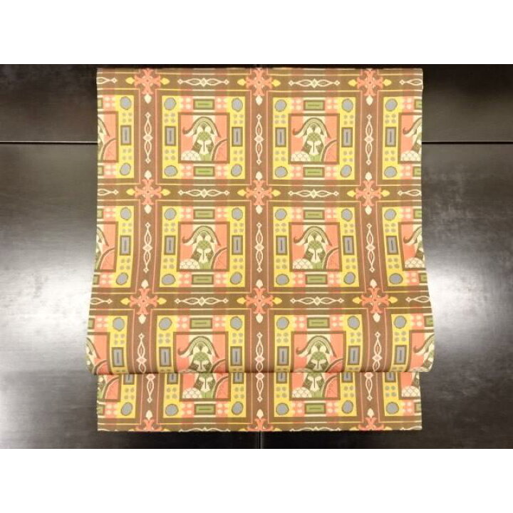 楽天市場】名古屋帯 龍村美術織物 新品 コプト甲冑異文 仕立上り品 袋  