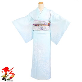 【レンタル】薄水色 白菊 hmg-102【訪問着 フルセット レンタル】(身長153cm〜163cm位) M L七五三 入学式 入園 卒業式 卒園式 お正月 結婚式 訪問着レンタル【往復送料無料】新品足袋プレゼント