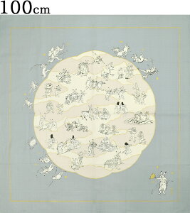 �I�[�K�j�b�N�R�b�g���@���b�Y��@�啗�C�~�i100�Z���`�j�@�@�̗t�@�O���[�@�y100cm�z�y�G�R�o�b�O�z�y�e�[�u���N���X�z�y��l�Ёz�yfuroshiki�z�y���{���z�yMade in Japan�z�y���b�l���Y��z�y