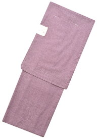 ブランド「凪」　お仕立て上がり　綿着物　赤紫　身丈163cm　【Lサイズ】　【洗える着物】【コットン】【日本製】