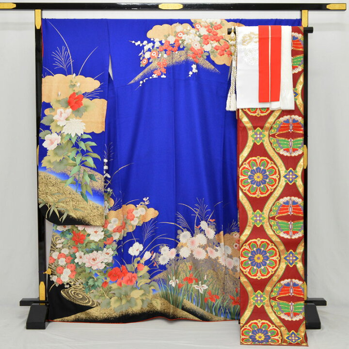 楽天市場】振袖7点セット 京友禅 手描き友禅 金彩 やまと製 ふっくら 