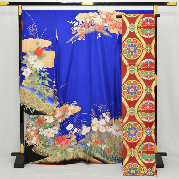 楽天市場】振袖7点セット 京友禅 手描き友禅 金彩 やまと製 ふっくら 