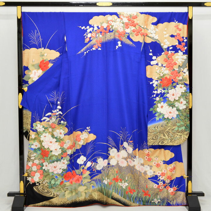 楽天市場】振袖7点セット 京友禅 手描き友禅 金彩 やまと製 ふっくら 