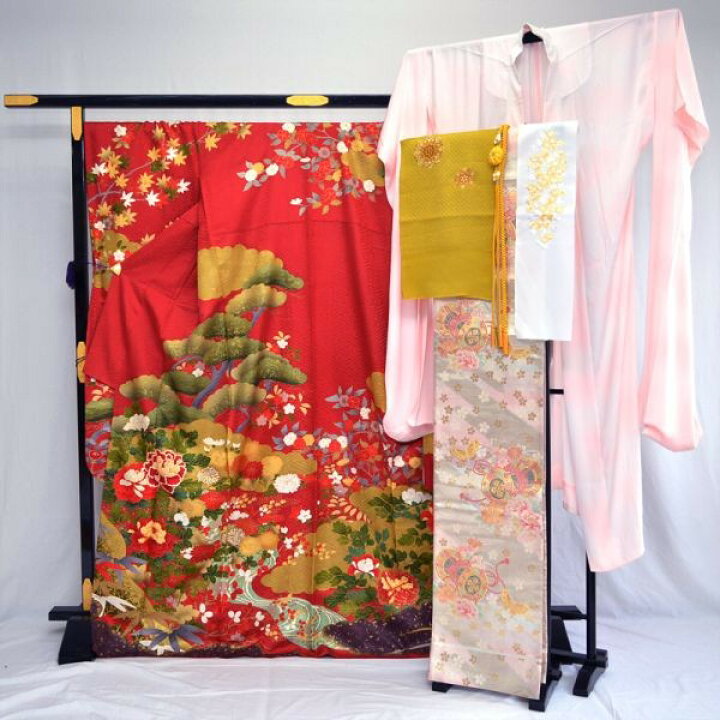 楽天市場】逸品 振袖6点セット 手描き友禅 八掛友禅 ガード済み 