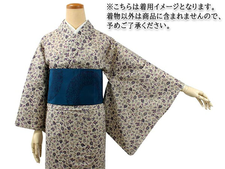 楽天市場】洗える着物 単衣 小紋 綿 フリーサイズ 仕立て上がり 単品 