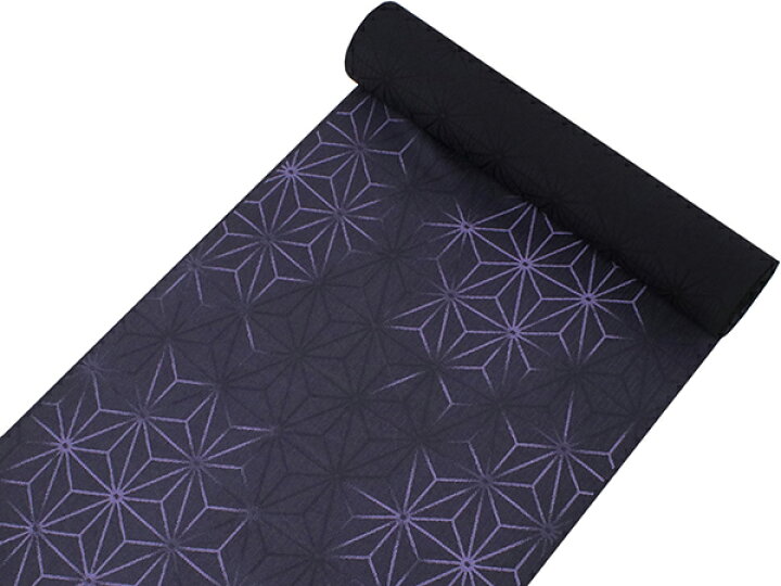 着物反物正絹麻の葉模様 - 小紋 