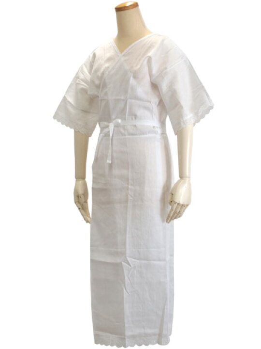 楽天市場】着物スリップ 浴衣スリップ レディース 肌襦袢 白 綿 きもの  