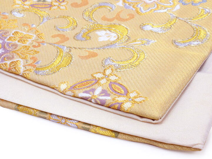 楽天市場】袋帯 フォーマル 全通 金 花紋 唐草 宝相華 七宝 礼装用  