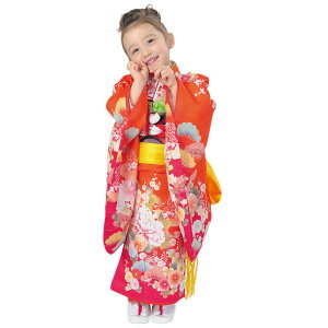 着物 3歳 フルセット 13点セット 全10柄 七五三 お正月 女の子 三つ身 着物 作り帯 はこせこセット 帯揚げ しごき 腰紐 足袋 赤 ピンク ブルー 黒 古典 レトロ 着物 セット 女の子 子供 購入 帯
