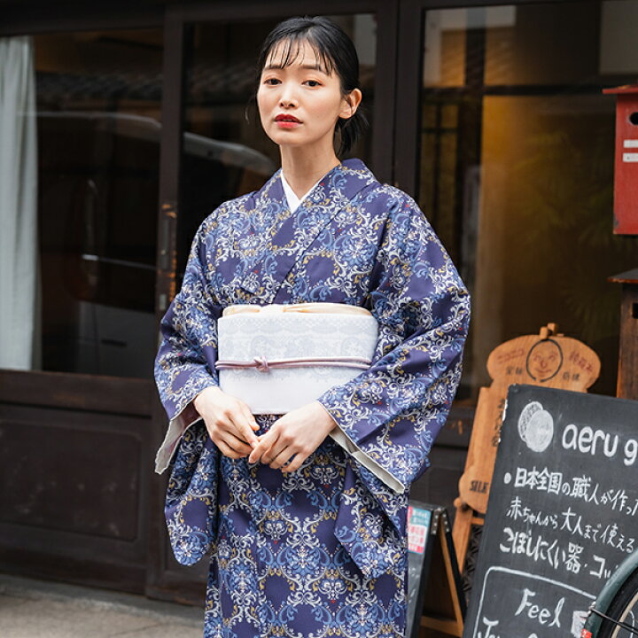 楽天市場】着物 セット 4点セット 8柄 洗える着物 袷 洗える 名古屋帯  