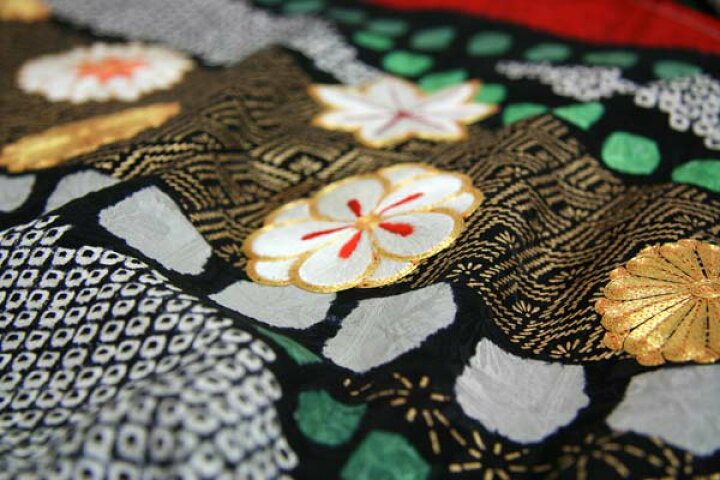 振袖フルセット鹿の子絞り刺繍正絹雪輪疋田絞り - 振袖