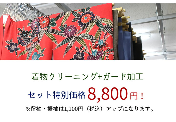 楽天市場】着物クリーニング ガード加工セット 着物を丸洗いして 