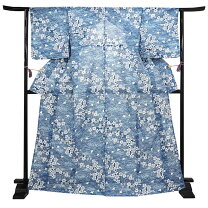楽天市場】洗える着物 絽（カラーネイビー）（レディースファッション 