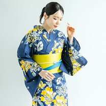 楽天市場】紺（カラーネイビー・柄牡丹）（浴衣セット｜和服 