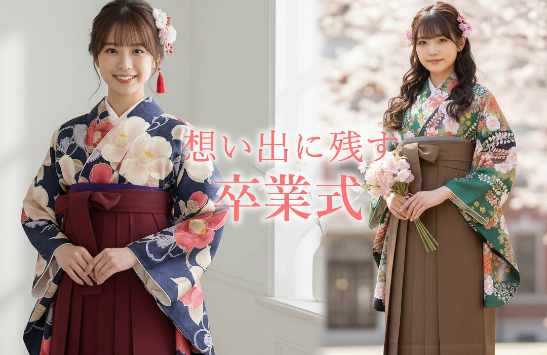 卒業式の装い 袴など 卒業式特集