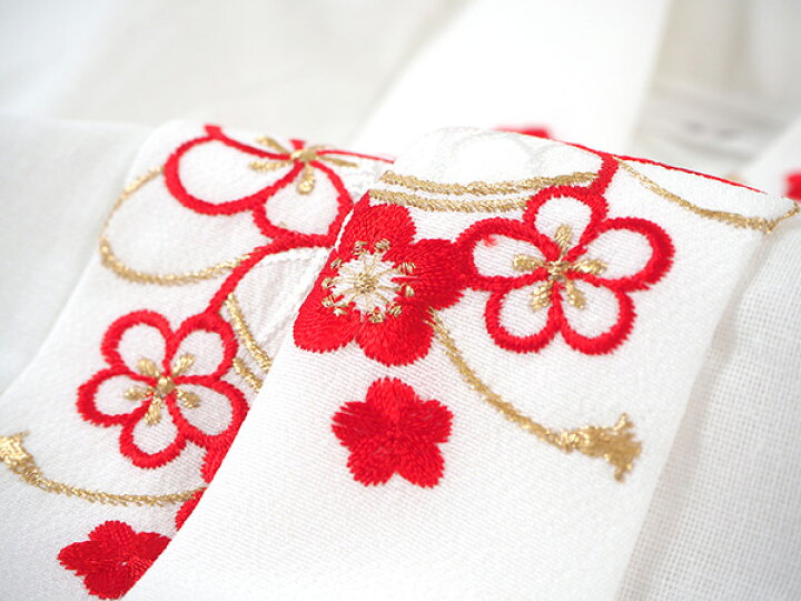 楽天市場】襦袢 子供用 刺繍 半衿付き 七五三 3歳 7歳 女の子 ピンク 