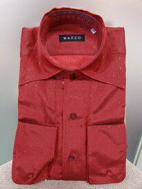 【レンタル】赤のシャツ タキシード シャツのみ フォーマル お色直し 新郎 【往復送料無料】 送料無料 貸衣装 結婚式 ウェディング ブライダル