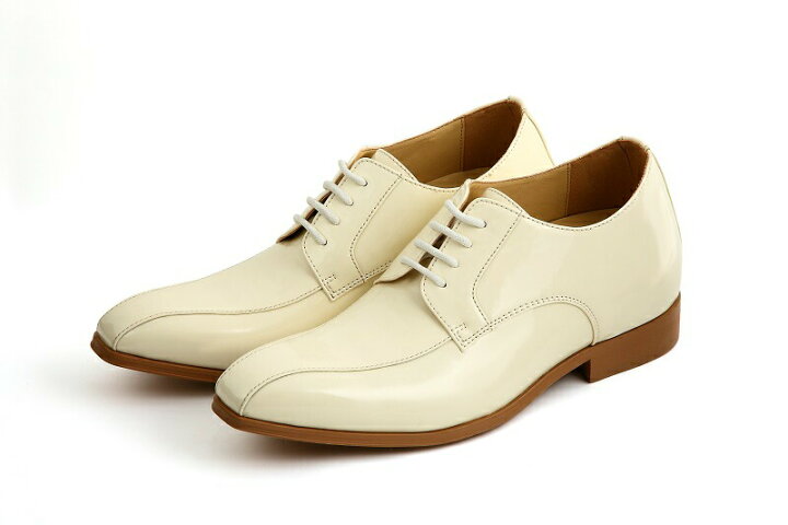 楽天市場 ツーシーム 7センチ ヒール オフホワイト エナメル ２４cm ２８cm タキシード ブライダルシューズ 結婚式 シークレットシューズ 白い靴 送料無料 メンズシューズ 24 24 5 25 25 5 26 26 5 2727 5 28 ウェディング ネットで着物レンタル京都屋