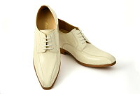 【タキシード】【ブライダルシューズ】【結婚式】【白い靴】【シークレットシューズ】（レンタル）（メンズシューズ）