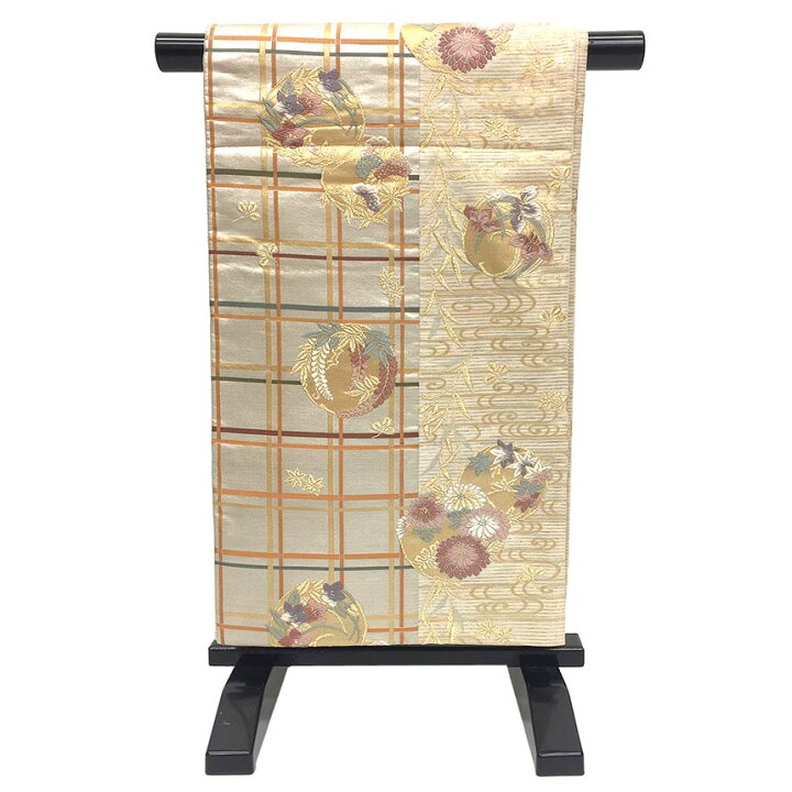 楽天市場】京やI409 正絹 絽 袋帯 夏袋帯 夏帯 白地の帯 絽の帯 藤 