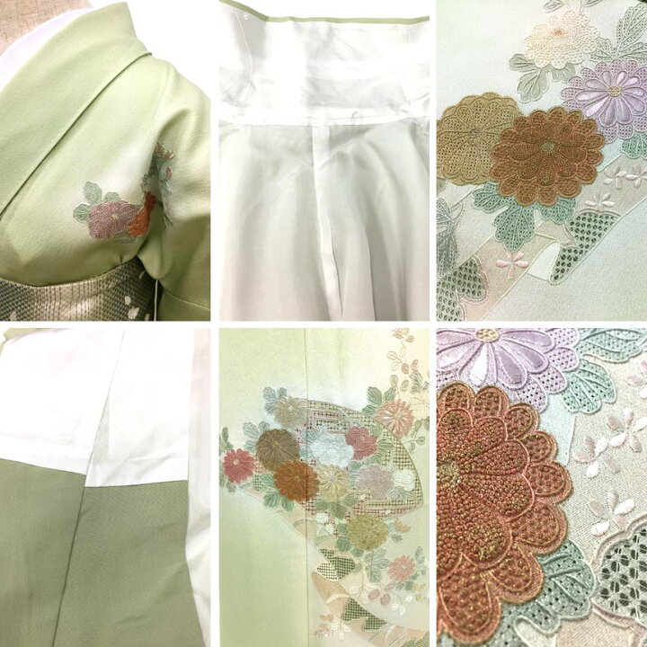 楽天市場】京やB068 正絹 特選 訪問着 汕頭刺繍 スワトウ刺繍 相良縫い 